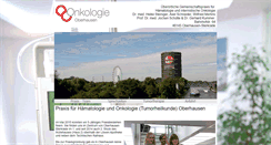 Desktop Screenshot of onkologie-oberhausen.de